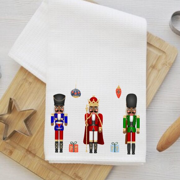 Hand Crafted Other - Nutcracker Dish Towel, can personalize